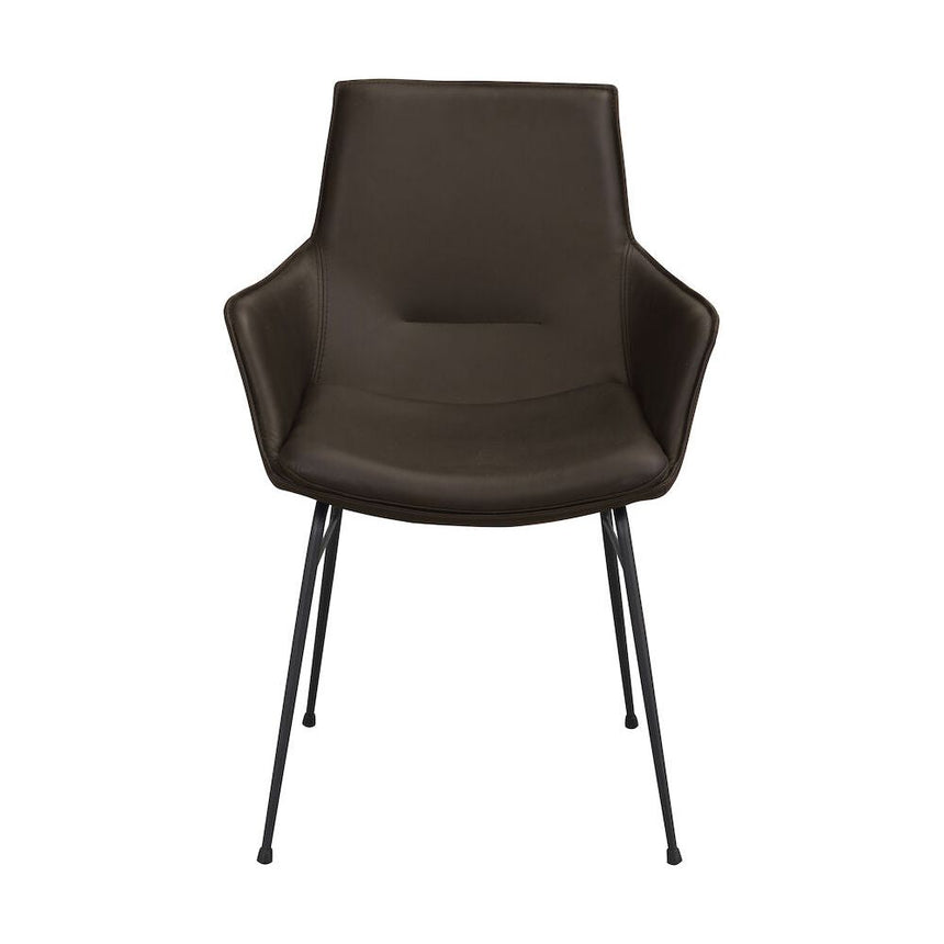 LOWELL Esszimmerstuhl Braun/Schwarz 59x62x86cm - ZEN ZONE