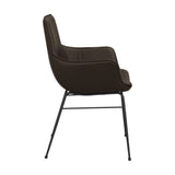 LOWELL Esszimmerstuhl Braun/Schwarz 59x62x86cm - ZEN ZONE