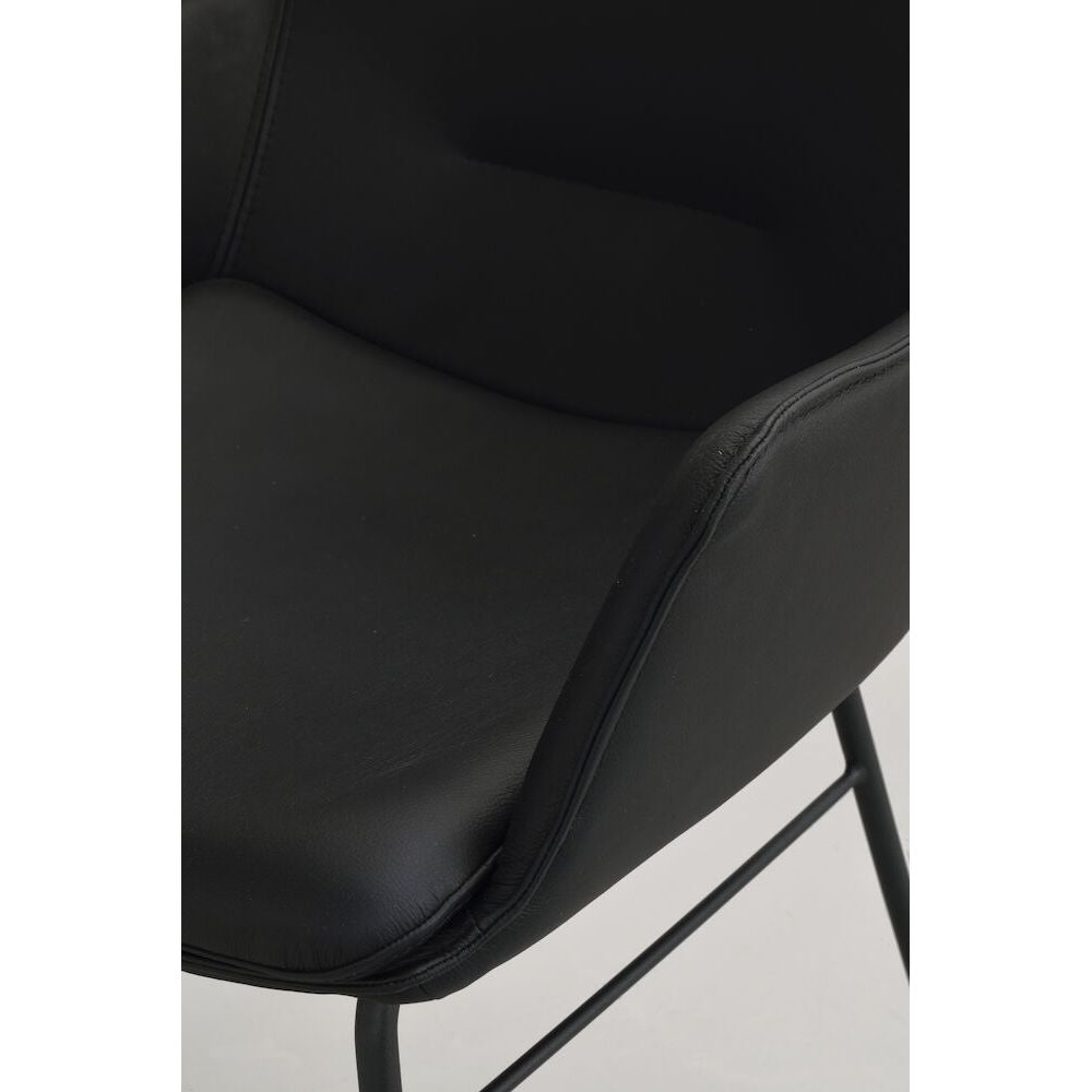LOWELL Esszimmerstuhl Schwarz 59x62x86cm - ZEN ZONE