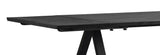CARRADALE Esstisch Schwarz A-Beine 220x100x75cm - ZEN ZONE