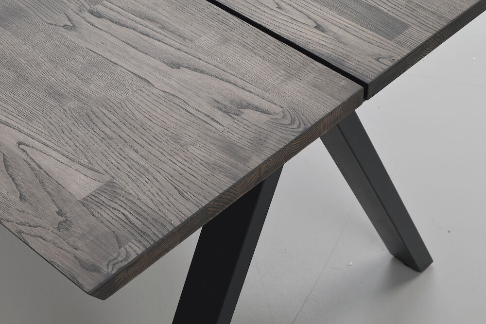 CARRADALE Esstisch Braun/Schwarz 220x100x75cm - ZEN ZONE