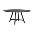 CARRADALE Esstisch Schwarz A-Beine 150x150x75cm - ZEN ZONE