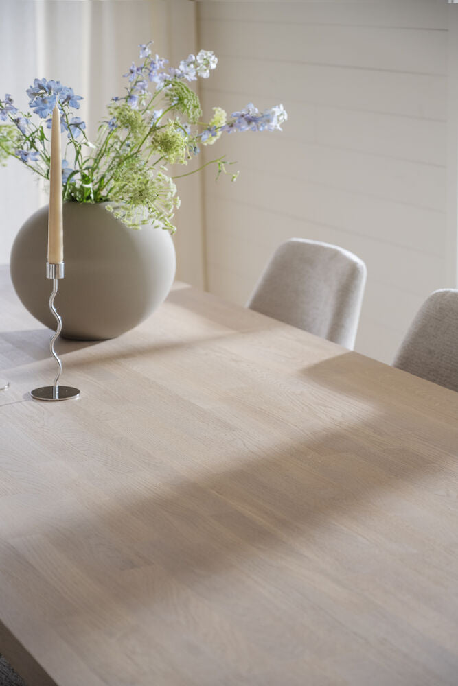 EMMETT Esstisch Weiß pigmentiert 240x95x75cm - ZEN ZONE