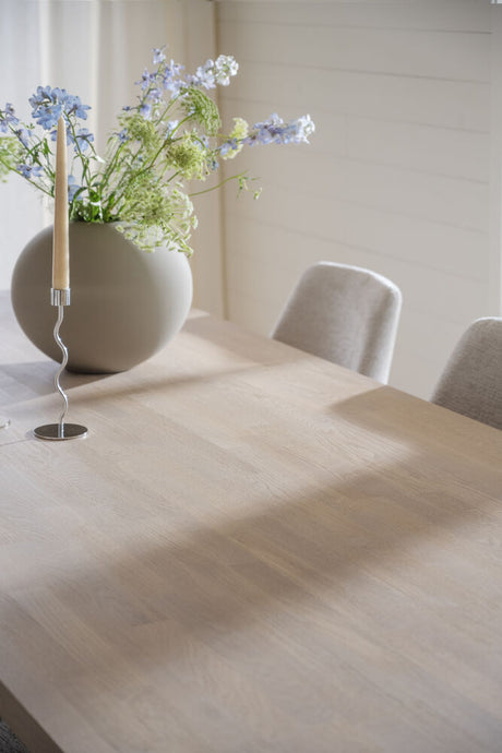 EMMETT Esstisch Weiß pigmentiert 240x95x75cm - ZEN ZONE