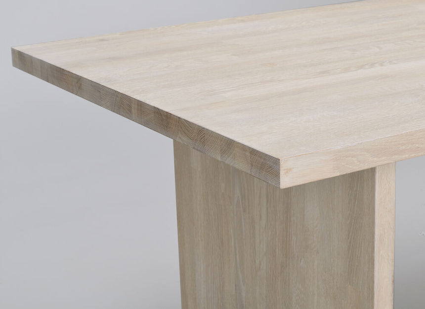 EMMETT Esstisch Weiß pigmentiert 240x95x75cm - ZEN ZONE