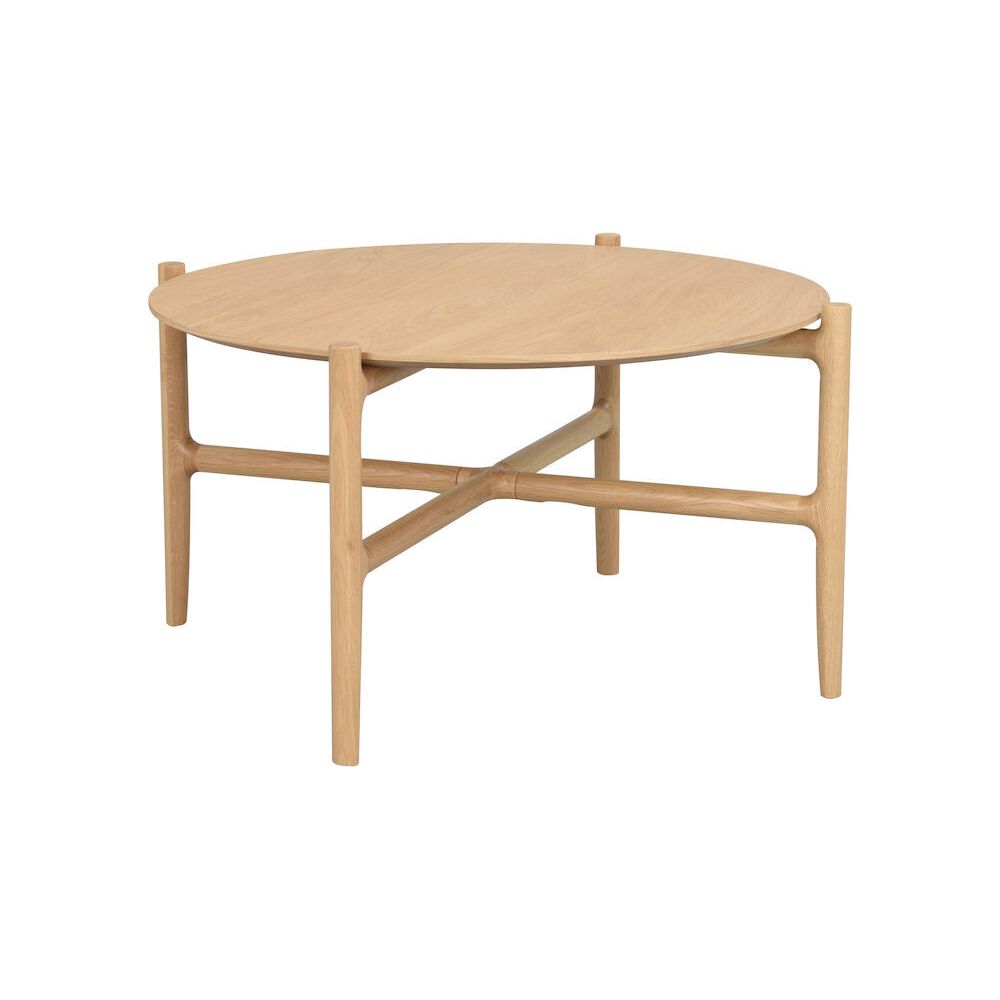 HOLTON Couchtisch Rund Eiche 87x87x46cm - ZEN ZONE Furniture