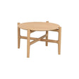 HOLTON Couchtisch Eiche 62x62x36cm - ZEN ZONE