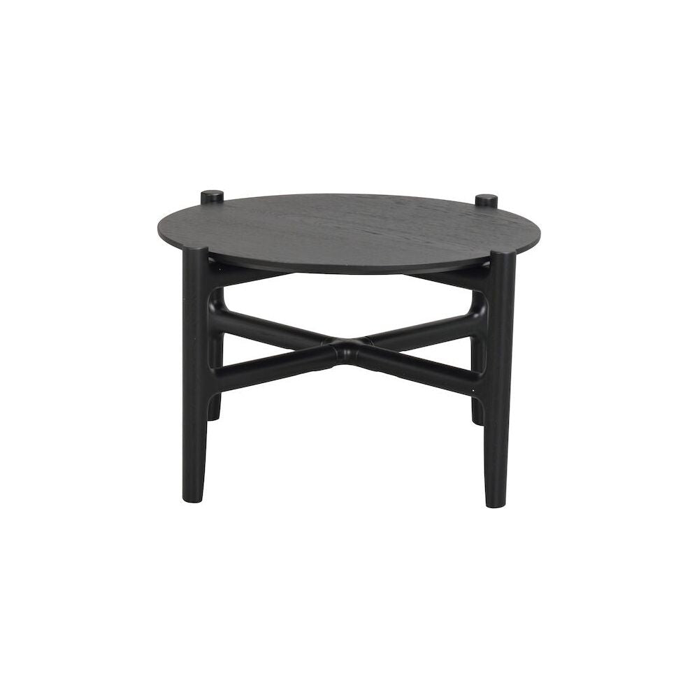HOLTON Couchtisch Schwarz 62x62x36cm - ZEN ZONE