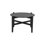 HOLTON Couchtisch Schwarz 62x62x36cm - ZEN ZONE
