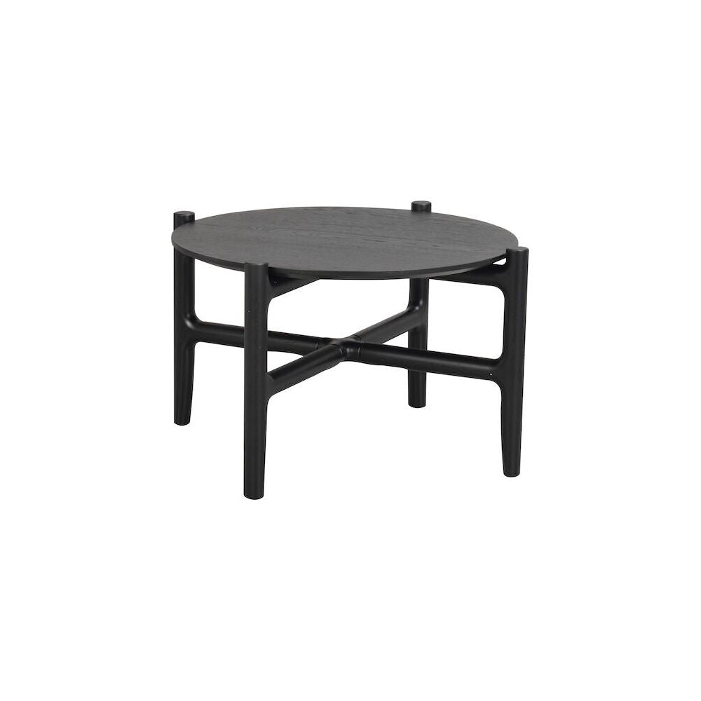 HOLTON Couchtisch Schwarz 62x62x36cm - ZEN ZONE