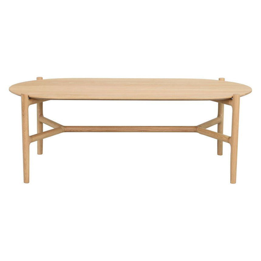 HOLTON Couchtisch Eiche 130x65x46cm - ZEN ZONE