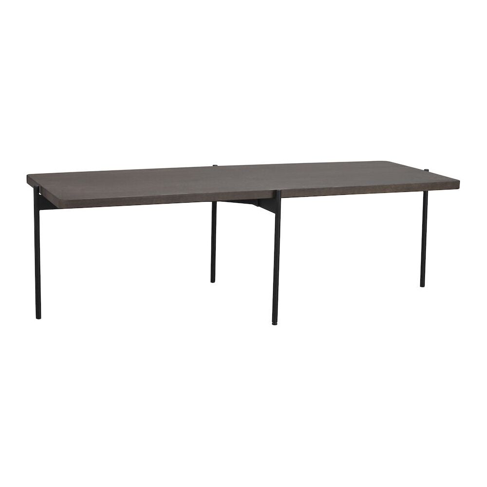 SHELTON Couchtisch Braun/Schwarz 145x60x45cm - ZEN ZONE