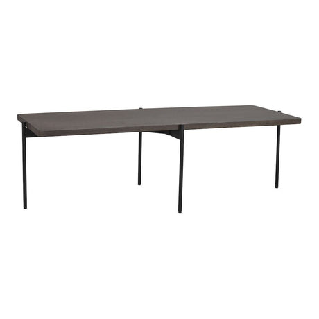 SHELTON Couchtisch Braun/Schwarz 145x60x45cm - ZEN ZONE