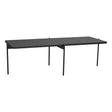 SHELTON Couchtisch Schwarz 145x60x45cm - ZEN ZONE