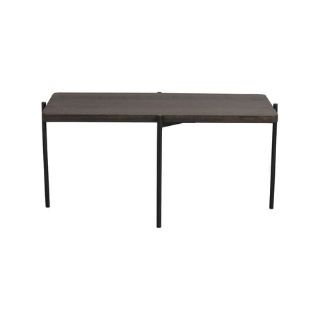SHELTON Couchtisch Braun/Schwarz 95x50x45cm - ZEN ZONE