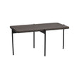 SHELTON Couchtisch Braun/Schwarz 95x50x45cm - ZEN ZONE