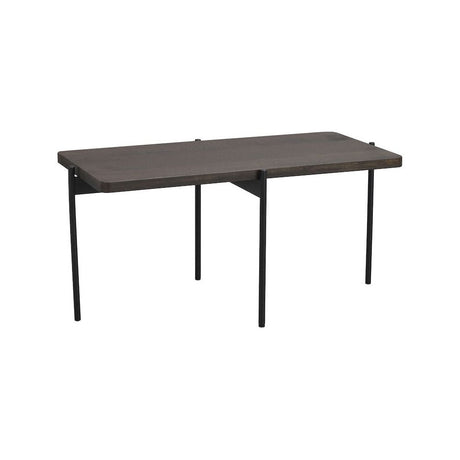 SHELTON Couchtisch Braun/Schwarz 95x50x45cm - ZEN ZONE