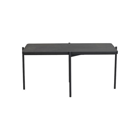 SHELTON Couchtisch Schwarz 95x50x45cm - ZEN ZONE