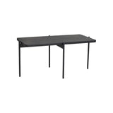 SHELTON Couchtisch Schwarz 95x50x45cm - ZEN ZONE