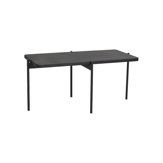 SHELTON Couchtisch Schwarz 95x50x45cm - ZEN ZONE
