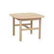 HAMMOND Couchtisch Weiß pigmentiert 62x62x45cm - ZEN ZONE