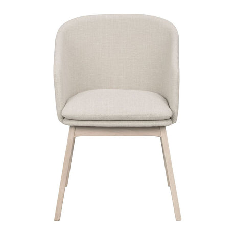WINDHAM Esszimmerstuhl Beige/weiß pigmentiert 57x62x80cm - ZEN ZONE