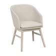 WINDHAM Esszimmerstuhl Beige/weiß pigmentiert 57x62x80cm - ZEN ZONE