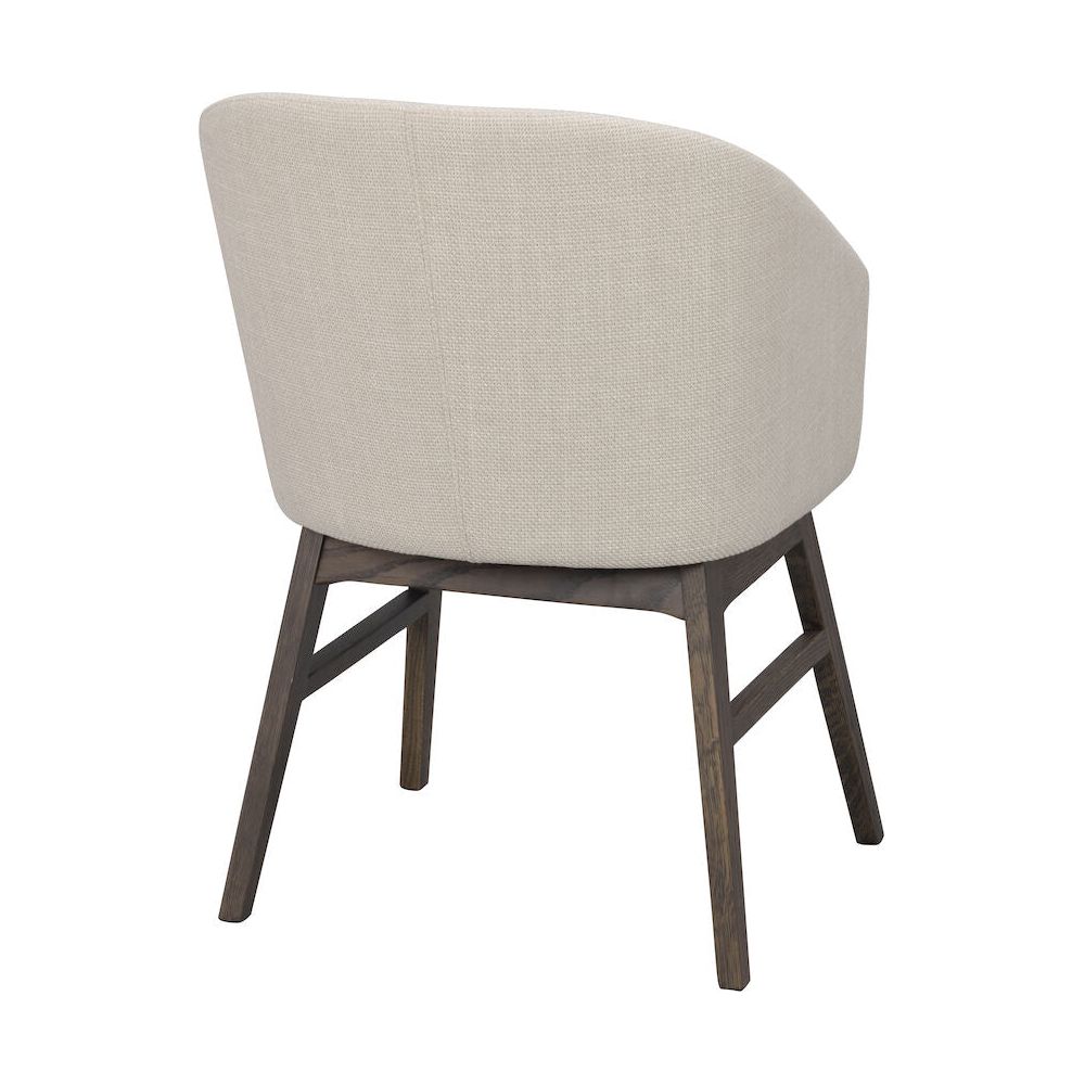 WINDHAM Esszimmerstuhl Beige/braun 57x62x80cm - ZEN ZONE