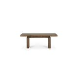 Double ausziehbarer Esstisch - Teak - rechteckig - 200/300 x 100 x 76 cm - ZEN ZONE