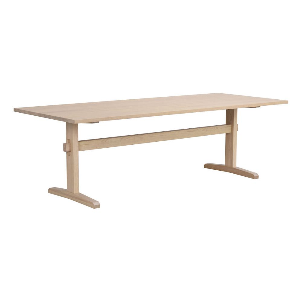 WESTVILLE Esstisch Weiß pigmentiert 240x95x75cm - ZEN ZONE