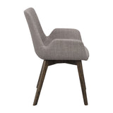 DRIMSDALE Esszimmerstuhl Grau/Braun 59x59x81cm - ZEN ZONE