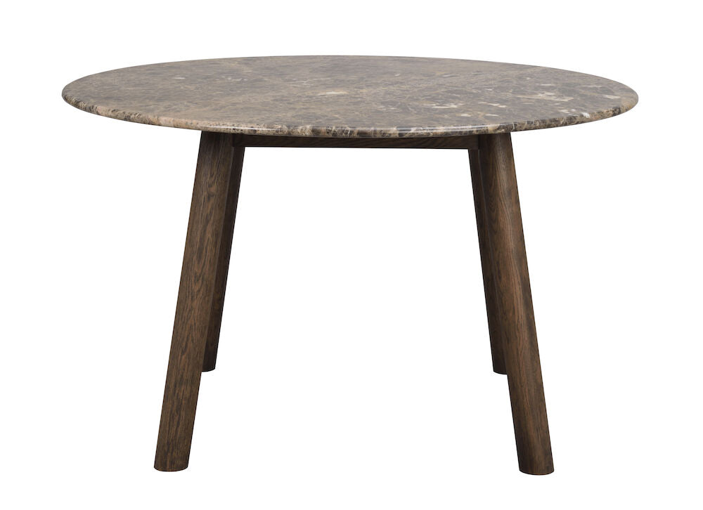 TARANSAY Esstisch Braun 125x125x75cm - ZEN ZONE