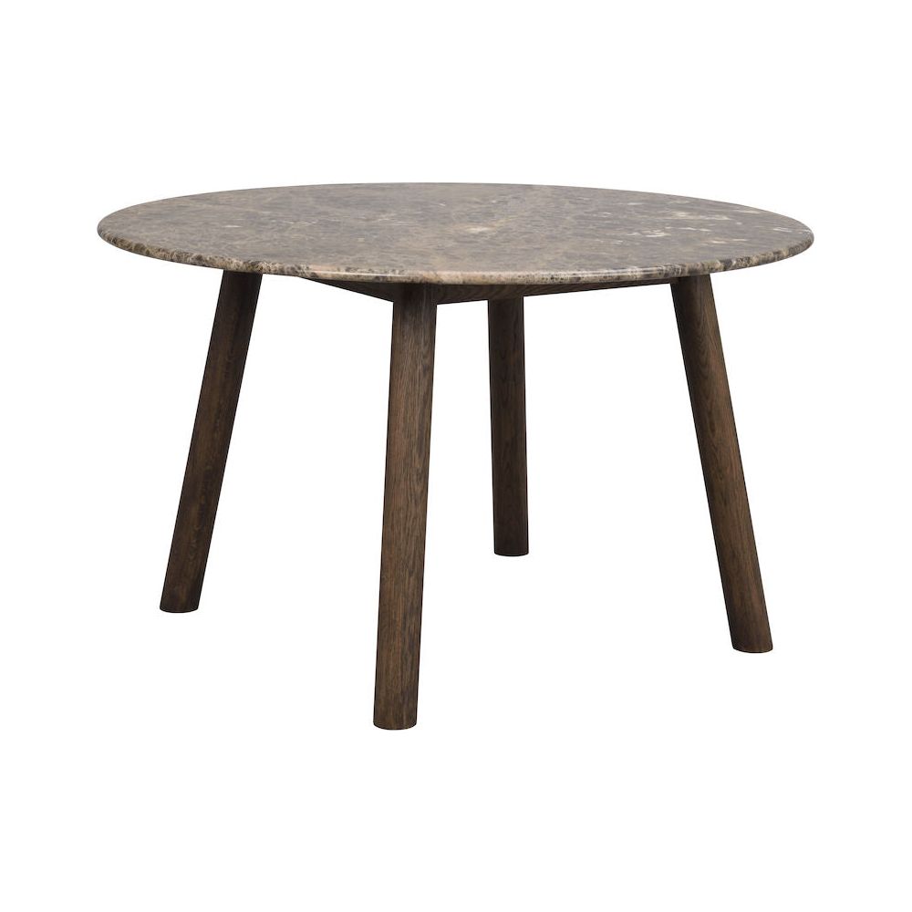 TARANSAY Esstisch Braun 125x125x75cm - ZEN ZONE