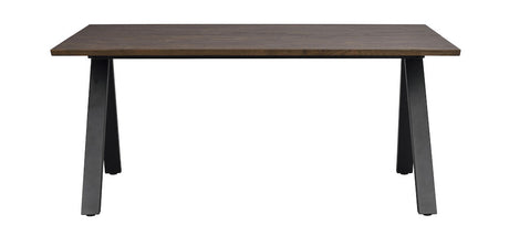 CARRADALE Esstisch Braun/Schwarz 170x100x75cm - ZEN ZONE