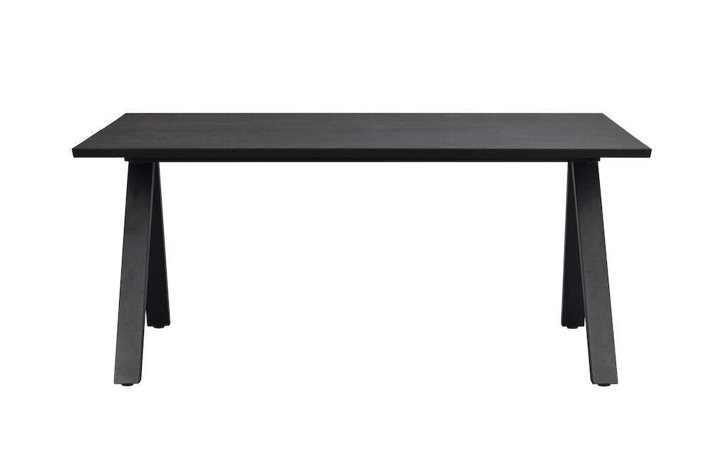 CARRADALE Esstisch Schwarz 170x100x75cm - ZEN ZONE