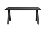 CARRADALE Esstisch Schwarz 170x100x75cm - ZEN ZONE