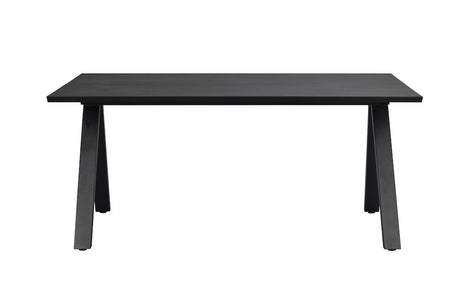 CARRADALE Esstisch Schwarz 170x100x75cm - ZEN ZONE