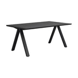 CARRADALE Esstisch Schwarz 170x100x75cm - ZEN ZONE