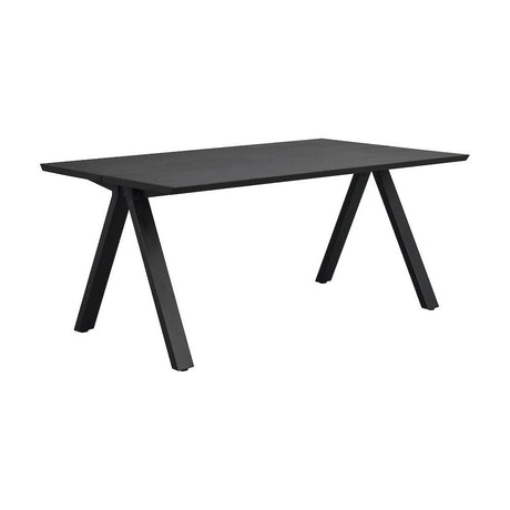 CARRADALE Esstisch Schwarz 170x100x75cm - ZEN ZONE