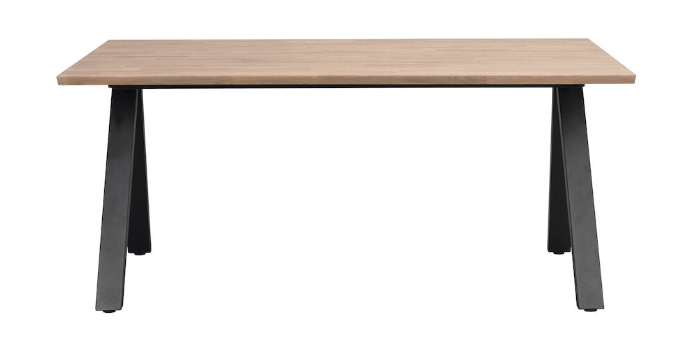 CARRADALE Esstisch Eiche/Schwarz 170x100x75cm - ZEN ZONE