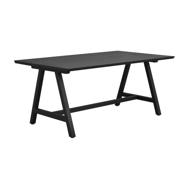 CARRADALE Esstisch Schwarz A-Beine 170x100x75cm - ZEN ZONE
