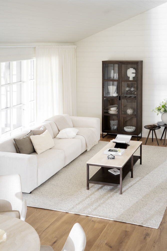 ORWEL Couchtisch Beige/braun 140x60x45cm - ZEN ZONE Furniture