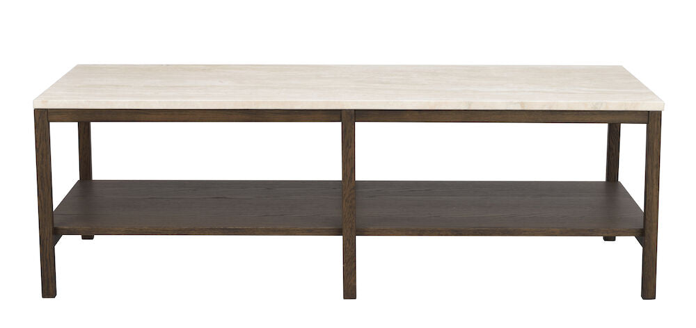 ORWEL Couchtisch Beige/braun 140x60x45cm - ZEN ZONE Furniture