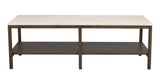 ORWEL Couchtisch Beige/braun 140x60x45cm - ZEN ZONE Furniture