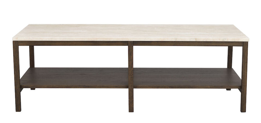 ORWEL Couchtisch Beige/braun 140x60x45cm - ZEN ZONE Furniture