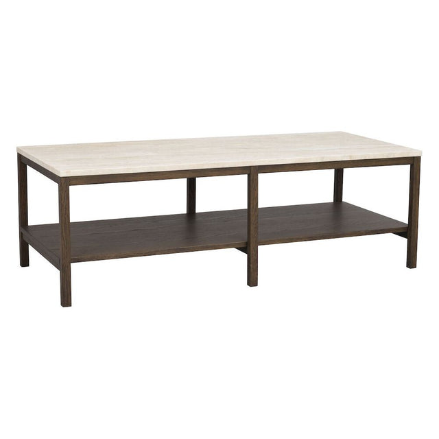 ORWEL Couchtisch Beige/braun 140x60x45cm - ZEN ZONE Furniture