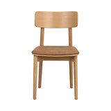 WOLCOTT Esszimmerstuhl Eiche/braun 45x49x84cm - ZEN ZONE