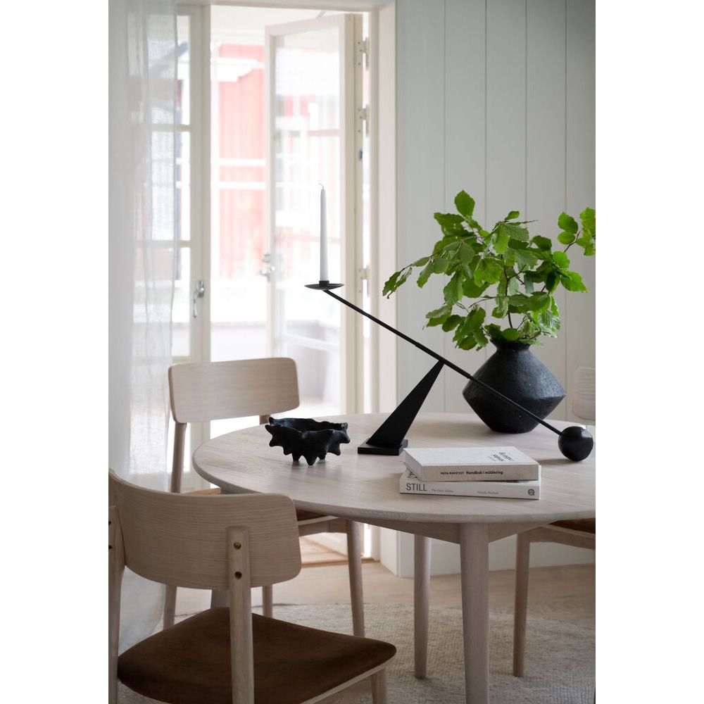 TYLER Esstisch Weiß pigmentiert 120x120x74cm - ZEN ZONE Furniture