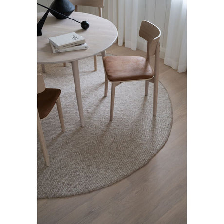 AUCKLAND Wollteppich Beige 250x250cm - ZEN ZONE Furniture