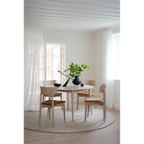 TYLER Esstisch Weiß pigmentiert 120x120x74cm - ZEN ZONE Furniture